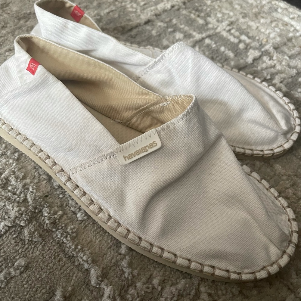 Havaianas Women's White Espadrille Shoes